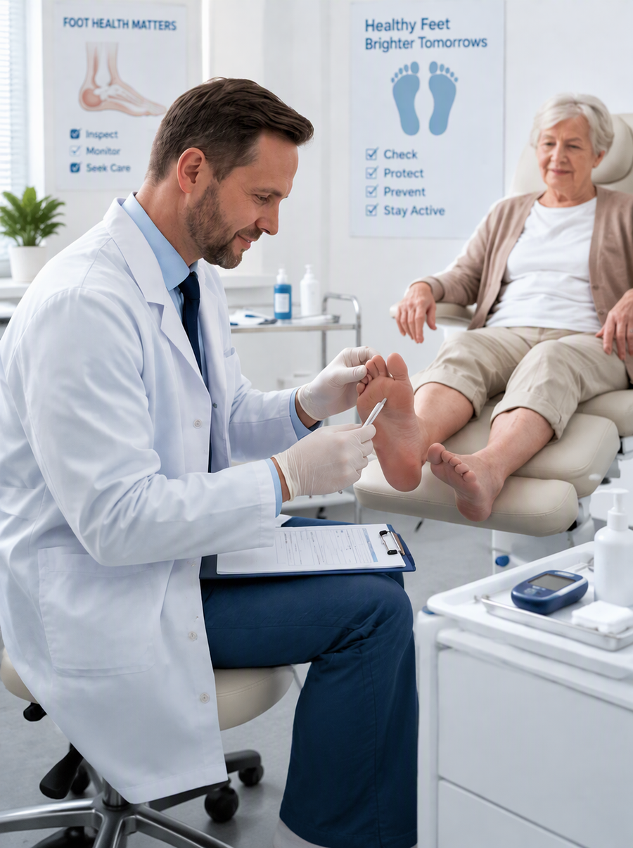 Routine Diabetic Foot Care